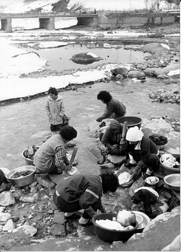 옛 개울가의 빨래하는 아줌마들 네이버 블로그