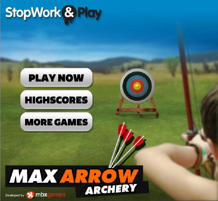 [플래시게임]삼 세 번 양궁 연습 "Max Arrow Archery" 네이버 블로그