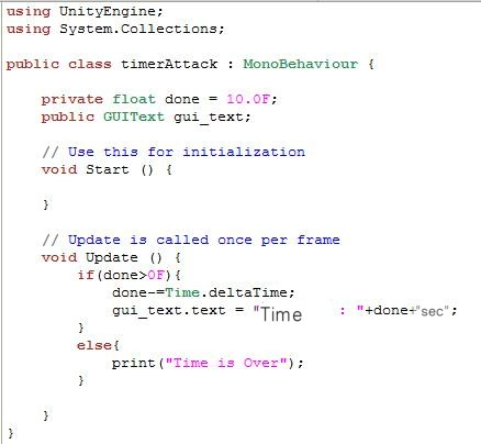 10강 Unity3d Time 시간 제한 네이버 블로그