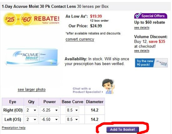 Coupon vision direct