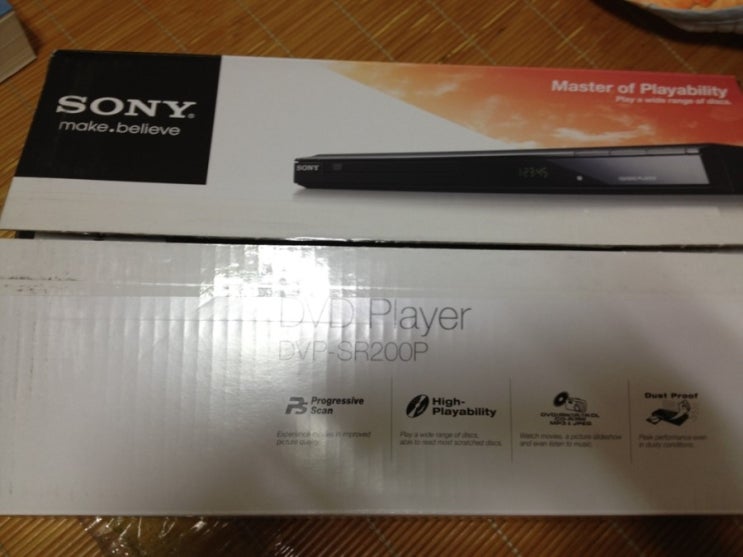 싸고 좋은 DVD Player Sony DVP-SR200P : 네이버 블로그