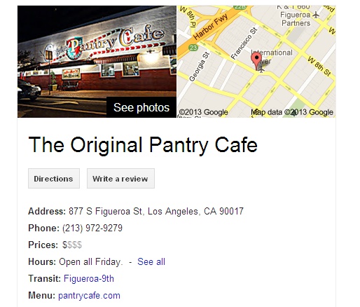 Original Pantry Cafe 엘에이 맛집 La맛집 La레스토랑 네이버 블로그