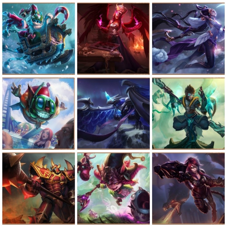 롤 스킨 시리즈, 롤 스킨 조합, 롤 스킨 세트 | 4~5인 : 네이버 블로그