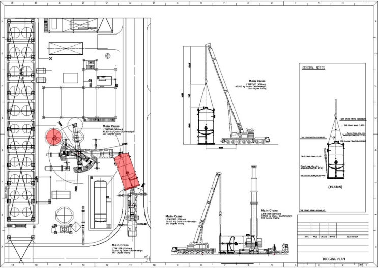 Rigging Plan4Tailing Crain 네이버 블로그