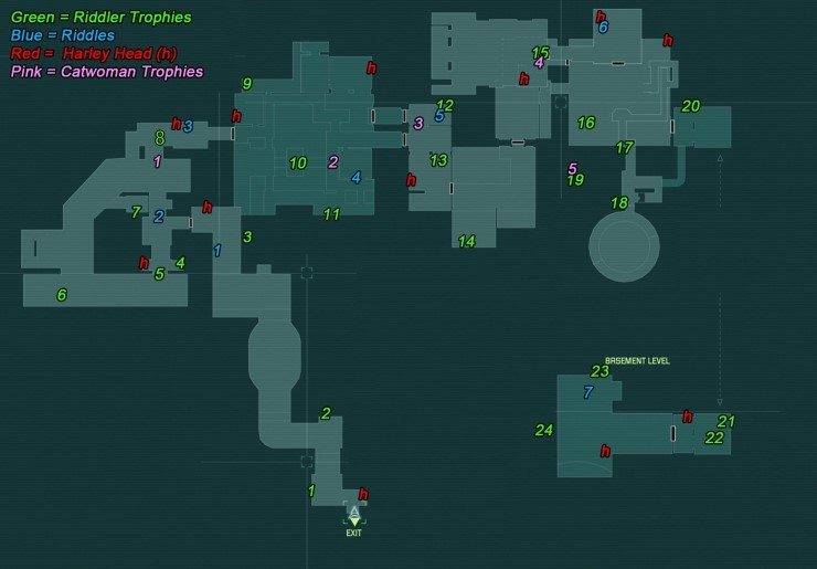 Batman Arkham City 3 Riddler Trophies In Sewer