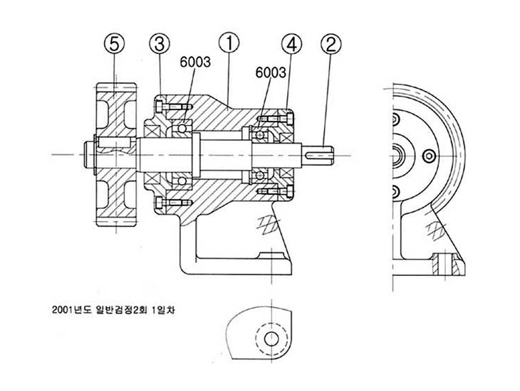 전산 응용 기계 제도 기능사 실기 강의 전산응용기계제도기능사 실기 기출문제5 : 네이버 블로그