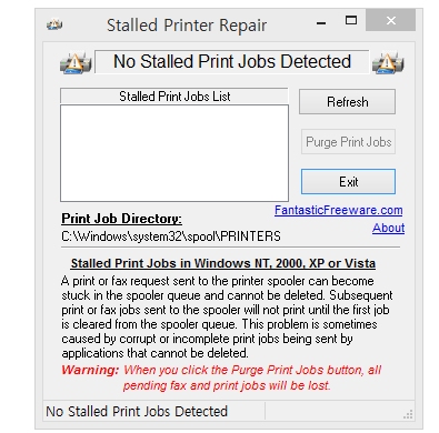프린터 인쇄오류 대기문서 삭제 유틸 Stalled Printer Repair 입니다 네이버 블로그