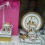 gold teaware..Princess Charlotte