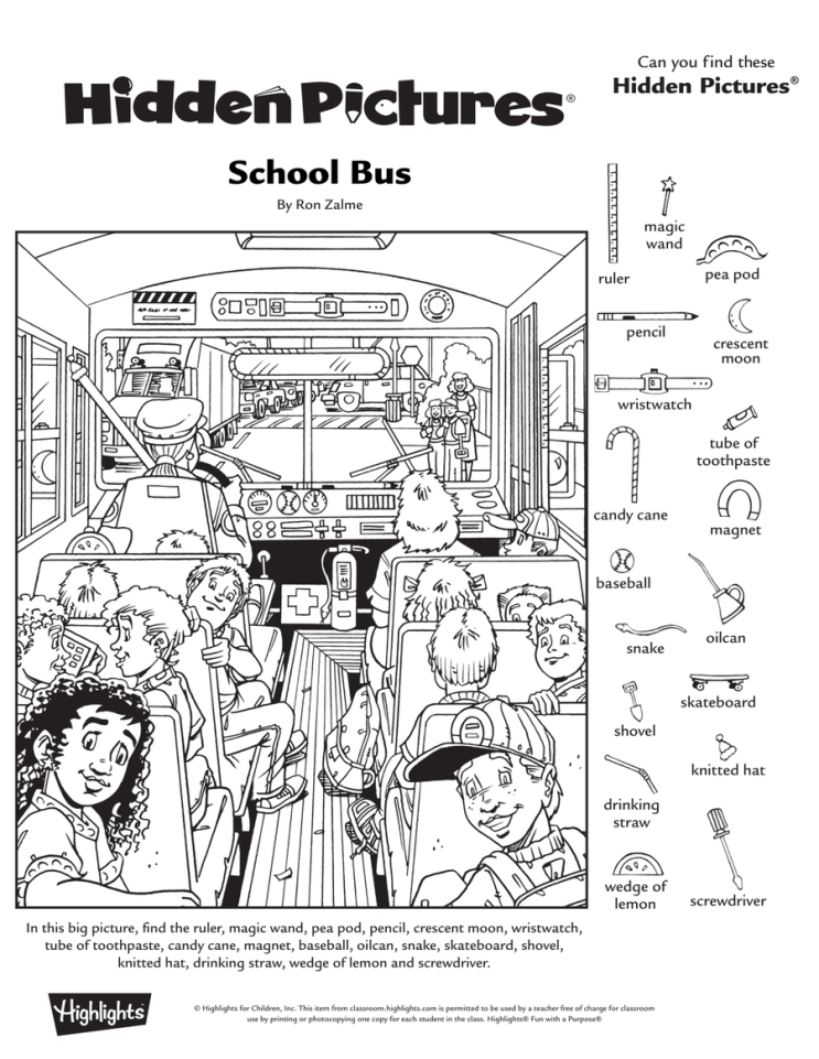 2015년 6월 숨은그림찾기, 어린이 숨은그림찾기, Hidden Pictures [수정] : 네이버 블로그