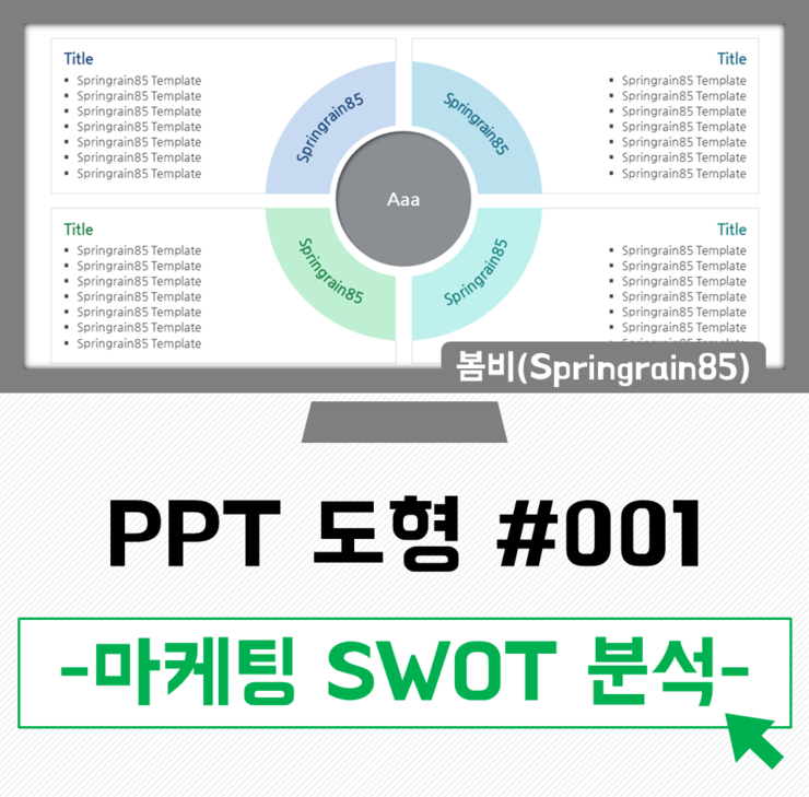 Ppt 도형 001 마케팅 직장인 대학생 필수 Swot 분석 네이버 블로그