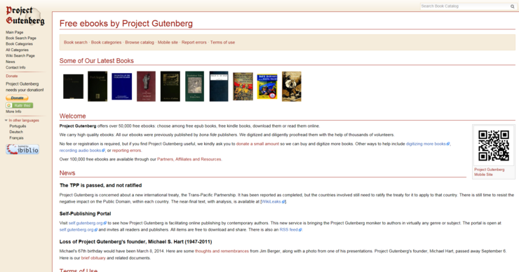 영어사이트 영어소설 무료 다운 사이트 Project Gutenberg 네이버 블로그