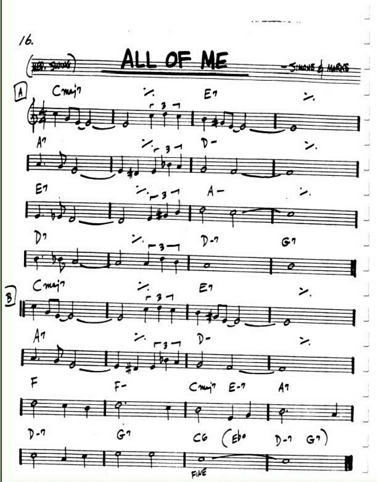 All Of Me Sheet Music Pdf