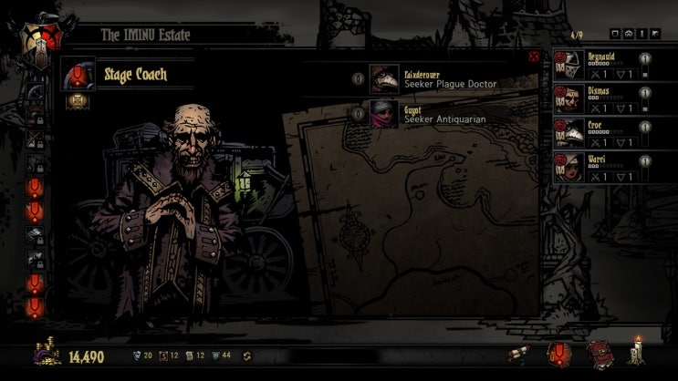 다키스트 던전 Darkest Dungeon 플레이 기록 3 이 게임은 극초반이 힘듭니다 Apprentice Ruins Medium 2nd Week 네이버 블로그