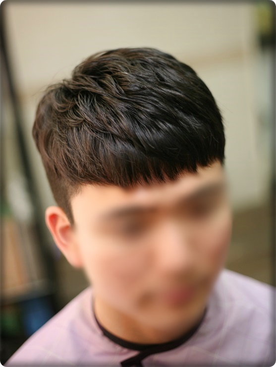 남자 짧은머리 아이롱다운펌 스타일 네이버 블로그