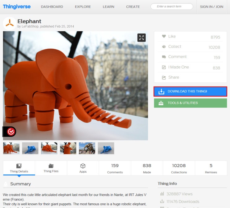 3D 모델링 무료로 받을 수 있는 곳! 싱기버스(Thingiverse) : 네이버 블로그