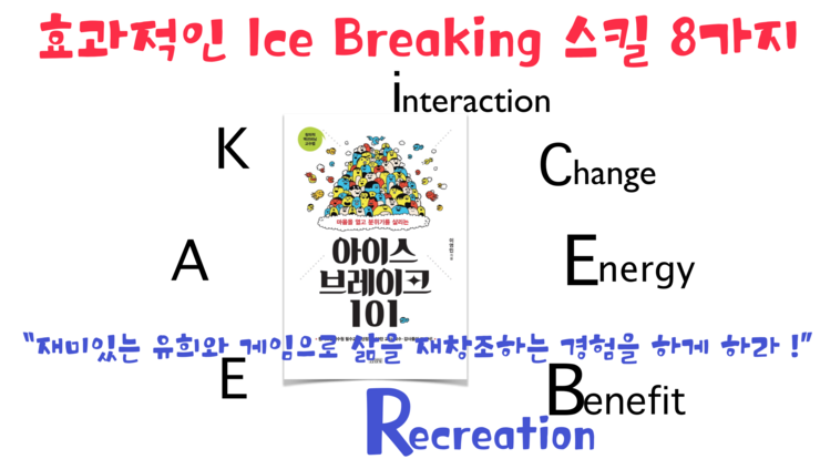 아이스브레이크 8가지 핵심기술 - 재미있는 유희와 게임으로 삶을 재 창조하는 경험을 하게하라 ! : 네이버 블로그