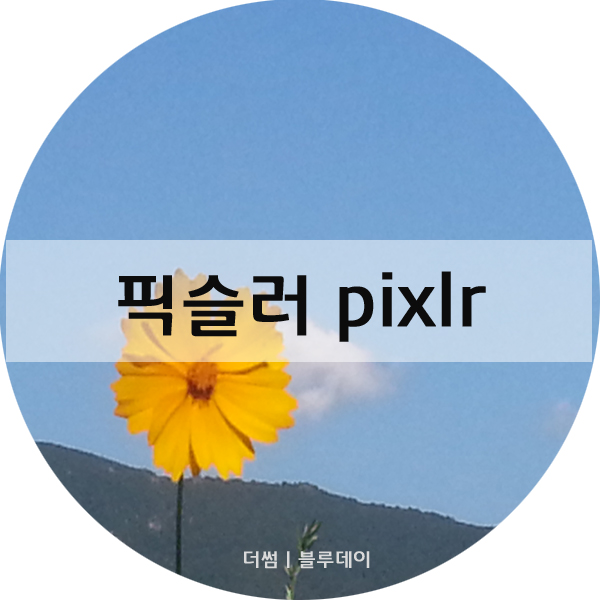 무료 포토샵 픽슬러 에디터 원형 자르기 네이버 블로그