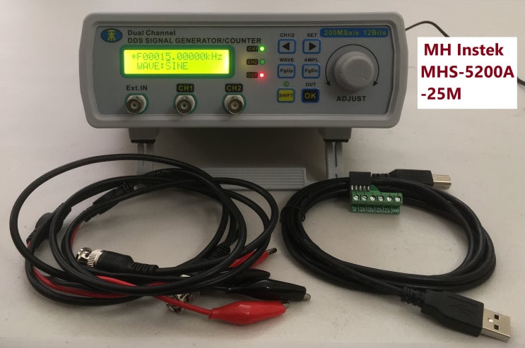 MH Instek사의 MHS-5200A-25M 함수발생기 (Function generator) : 네이버 블로그
