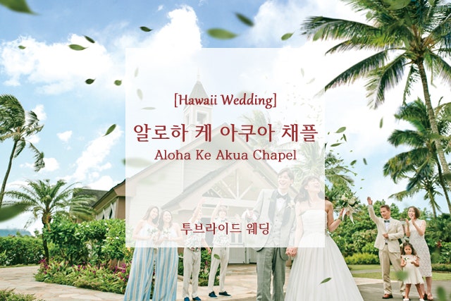 하와이 웨딩 알로하 케 아쿠아 채플 채플웨딩 해외 웨딩 둘만의 해외 결혼식 투브라이드 웨딩 하와이 허니문 Aloha Ke Akua Chapel 네이버 블로그