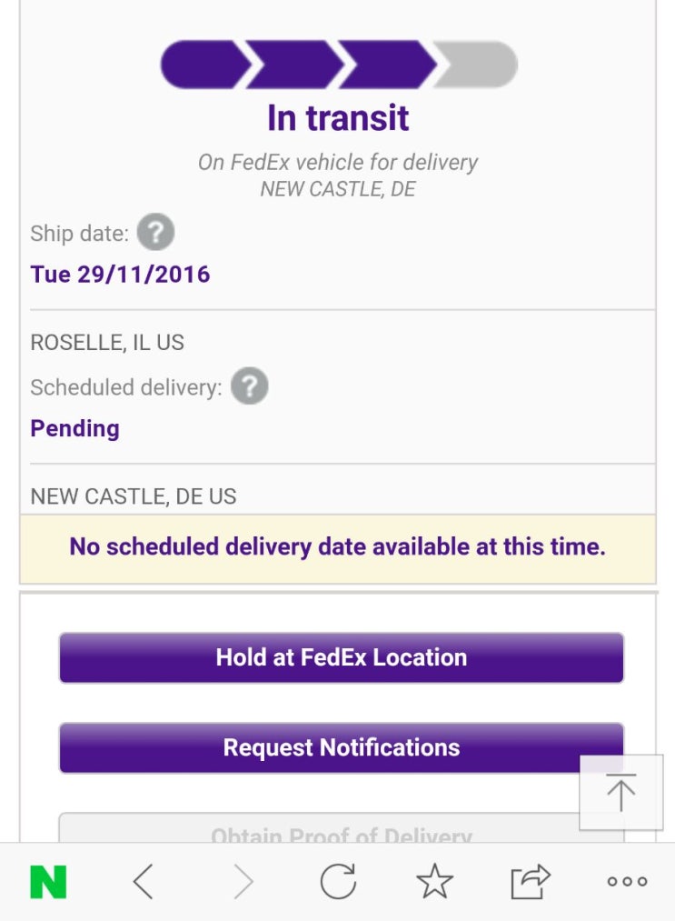 FEDEX Pending in transit 페덱스 펜딩 상태 페이팔 분쟁 환불완료 네이버 블로그