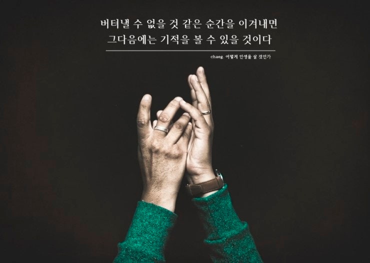 어떻게 인생을 살 것인가 문장을 읽다 네이버 블로그