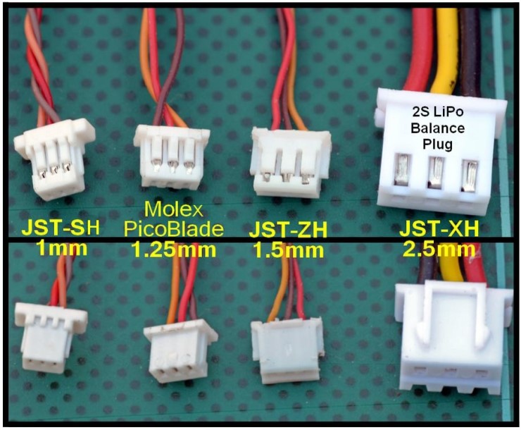 JST JST SH JST XH JST Connector AWG jst-jst-sh-jst-xh-jst-connector-awg
