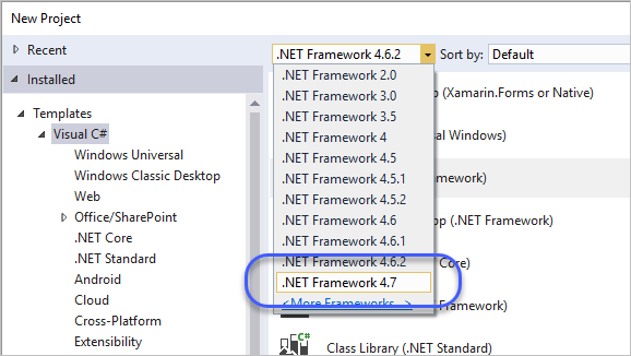 .NET Framework 4.7 릴리즈 : 네이버 블로그