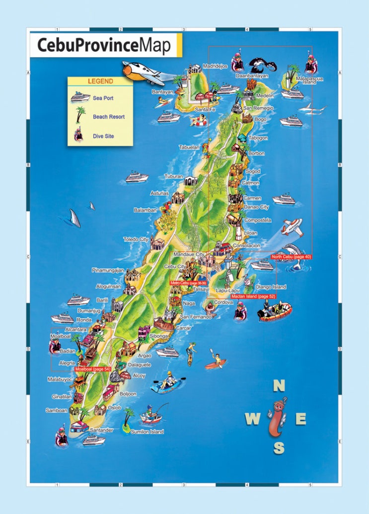 세부 지도, 자유여행, 관광지도, 공항, 맛집, 호텔, 막탄섬, 리조트, 시내지도 : 네이버 블로그