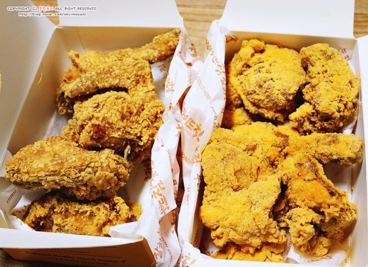 전대 치킨 후라이드 참 잘하는집 후라이드 눈꽃치즈 반반치킨 가족과 냠 네이버 블로그