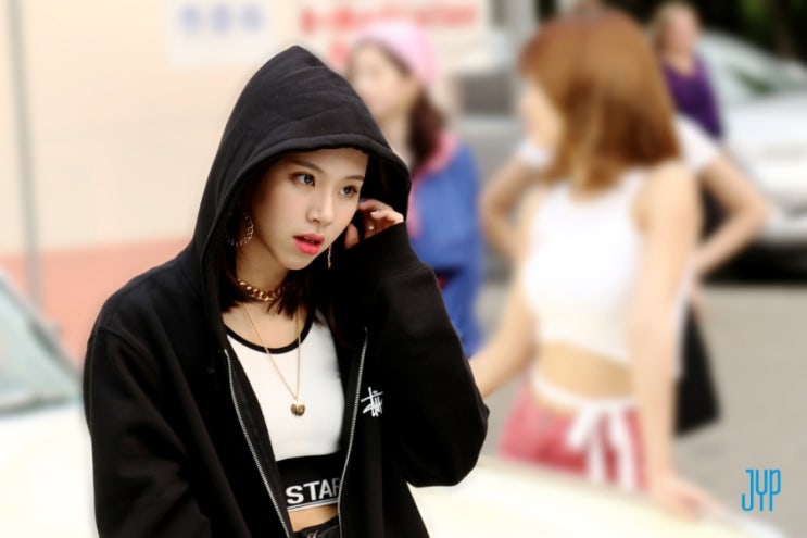 트와이스 채영 Stussy Basic Stussy Zip Hood 네이버 블로그