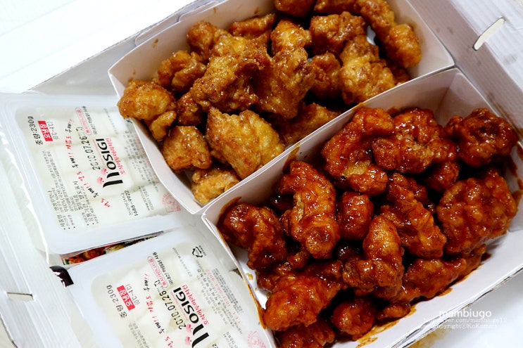 호식이두마리치킨, 순살 간장 순살 양념 세트 : 네이버 블로그
