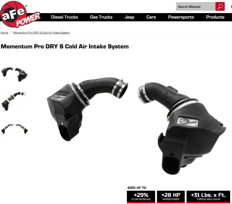AFE POWER Pro DRY S Cold Air Intake System F10 M5 오픈흡기의 장단점설명 네이버 블로그