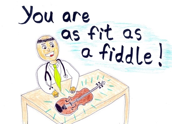 “As fit as a fiddle” : 네이버 블로그