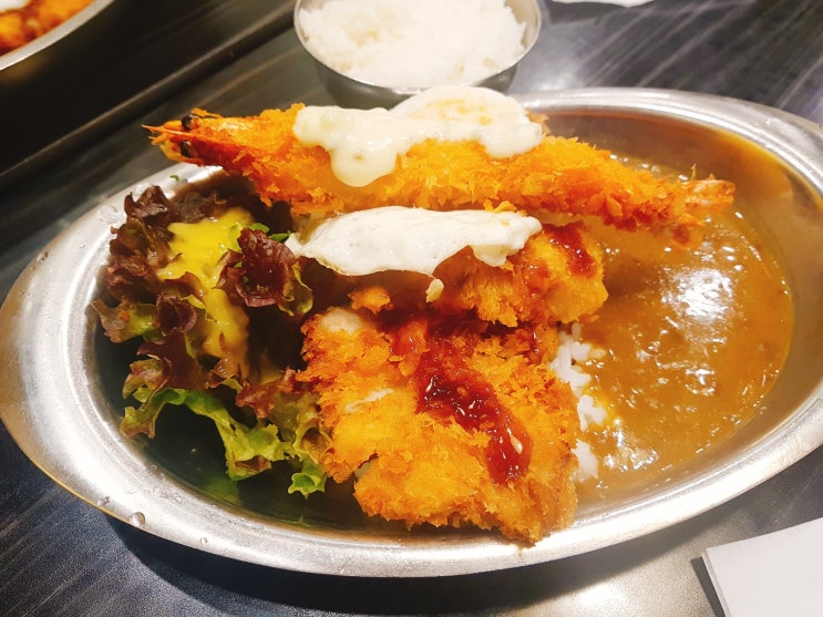 [야탑맛집/야탑혼밥] 튀김이 맛있는! 가성비 좋은 카레공방