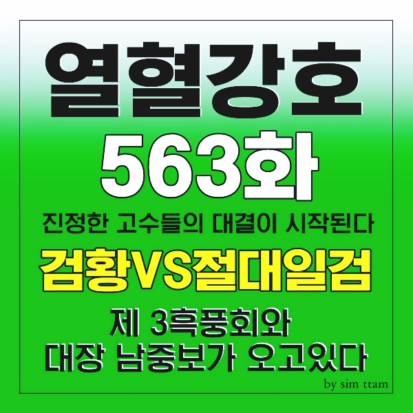 열혈강호 563화 이것이 고수들의 대결 네이버 블로그