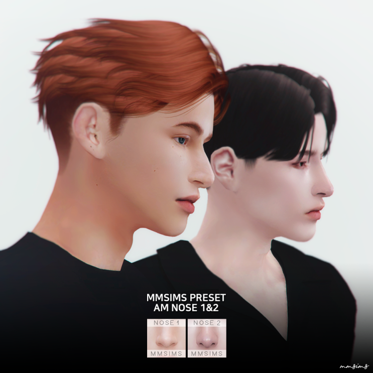 심즈4 Cas 프리셋 Mmsims Preset Am Nose 1 2 네이버 블로그