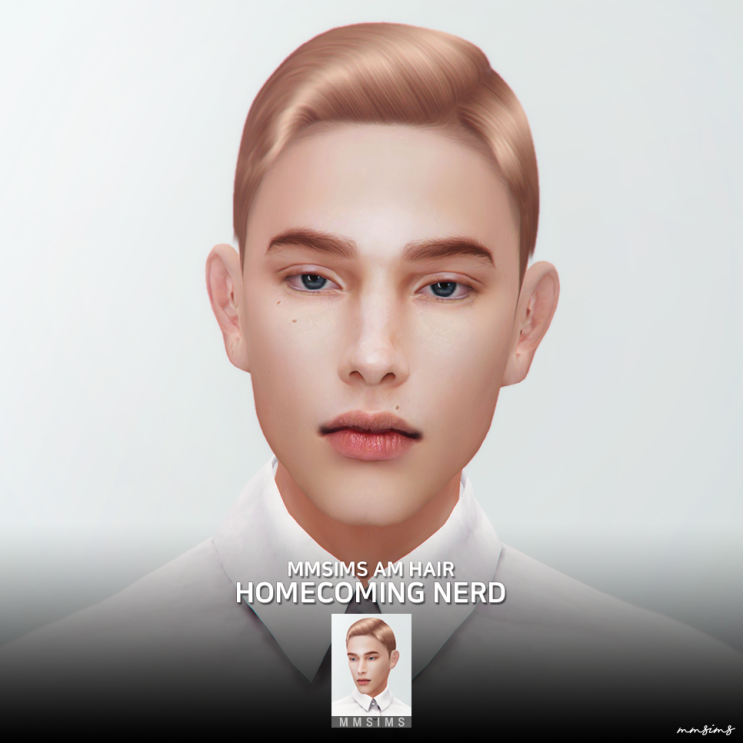 심즈4 남심헤어 Mmsims Am Hair 20 Homecoming Nerd 네이버 블로그