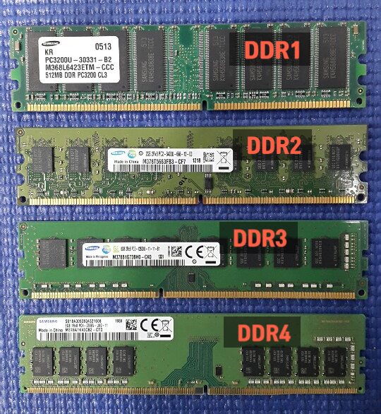 데스크탑pc 램 Ddr2 Ddr3 Ddr4 비교 및 속도정보 정리 네이버 블로그 0727