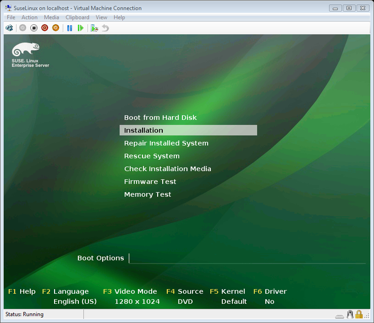 Hyper V Linux SUSE Linux Enterprise Server 11 